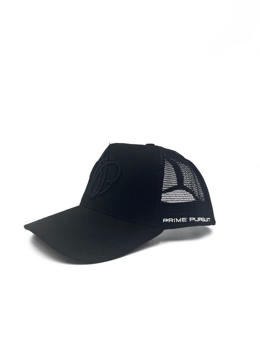Signature Premium Suede Trucker Hat in Charcoal